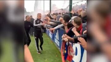 A gestos 'tribuneros' pocos le ganarían: el exculé Sylvinho, antes del caliente derbi de Francia