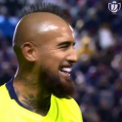 Hasta él se rió: el chascarro de Arturo Vidal ante Levante
