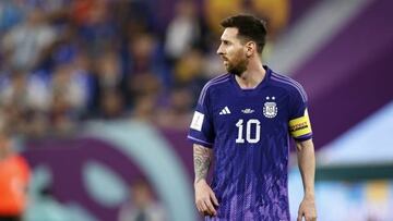 DOHA - Lionel Messi of Argentina during the FIFA World Cup Qatar 2022 group C match between Poland and Argentina at 974 Stadium on November 30, 2022 in Doha, Qatar. AP | Dutch Height | MAURICE OF STONE (Photo by ANP via Getty Images)