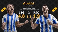 CD Leganés vs. Real Sociedad: horario, TV, pronósticos, estadísticas y clasificación