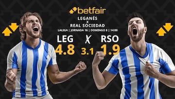 CD Leganés vs. Real Sociedad: horario, TV, pronósticos, estadísticas y clasificación