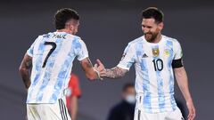 Rodrigo De Paul y Leo Messi.