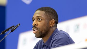 16/11/22 RUEDA DE PRENSA OUSMANE DEMBELE JUGADOR FRANCIA 
DOHA MUNDIAL QATAR 2022 
