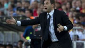 Devis Mangia durante la final contra España.