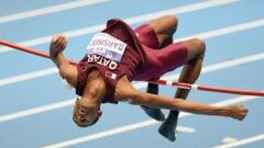El catarí Barshim gana el salto de altura con 2,38 metros