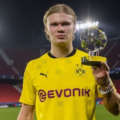 Los récords que ha batido Erling Haaland en la Champions League