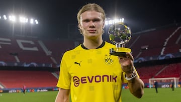 Los récords que ha batido Erling Haaland en la Champions League