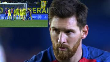 Increíble: Villarreal-Barça, hace 2 años, minuto 90, misma portería y Messi...