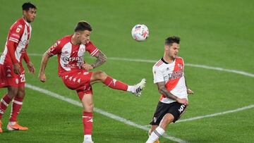 Formaciones de Unión y River Plate hoy: Copa de la Liga