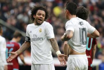 James Rodríguez juega su octavo partido como inicialista de la temporada con Real Madrid. 