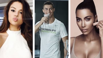 Instagram: los sueldazos  de Cristiano, Selena y K. Kardashian. Foto: Instagram