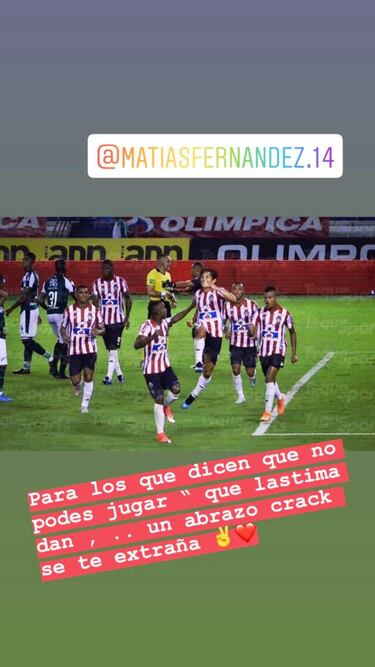 La curiosa frase de Brian Fernández para felicitar al 'Mati'