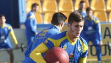 Sergi Guardiola durante su etapa en el Alcorcón.