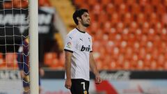 02/05/21  PARTIDO PRIMERA DIVISION
 VALENCIA CF - FC BARCELONA
 GONCALO GUEDES  TRISTEZA