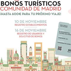 Bonos turísticos en Madrid: dinero, requisitos y cómo solicitar las ayudas de viajes