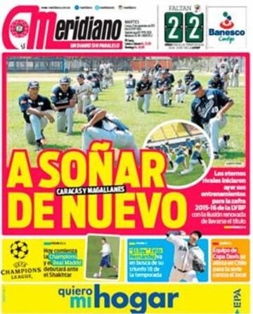 Portadas de la prensa deportiva