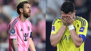 Cristiano y Messi, eliminados de sus Champions