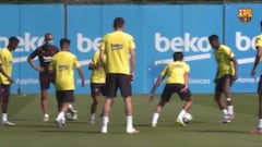 El Barcelona de Setién se prepara para visitar al Celta de Murillo