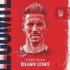 Benjamin Lecomte ya se entrena con el Atlético
