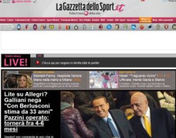 Portadas de la prensa extranjera