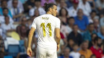 Bale, en un partido de Liga con el Real Madrid.