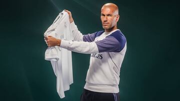 Zidane, en una campa&ntilde;a de Adidas.