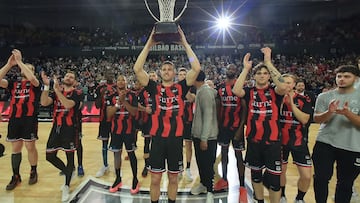 27/04/25 PARTIDO BALONCESTO ACB ENDESA
BILBAO BASKET - UCAM MURCIA
CELEBRACION COPA TROFEO FIBA EUROPE CUP CAMPEON