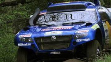 <b>VENCEDOR.</b> La etapa tuvo un recorrido de 580 kilómetros, de ellos 150 cronometrados, y Sainz es ahora quinto en la tabla, a 3 minutos y 54 segundos de Peterhansel, cuando faltan tres etapas para el final del R ally.