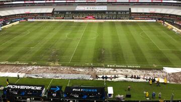 Descarta directiva del América salir del Azteca por mal césped