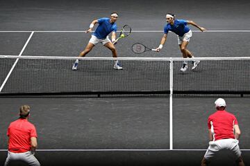 Federer y Nadal ganaron a Querrey y Sock.