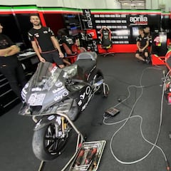 Aprilia sueña con subir al podio a pesar de su déficit de potencia