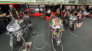 Aprilia sueña con subir al podio a pesar de su déficit de potencia