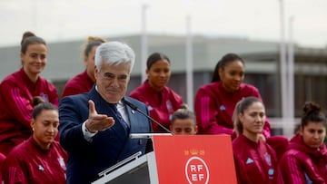 El presidente de la Comisión Gestora de la Real Federación Española de Fútbol, Pedro Rocha. EFE/ Fernando Alvarado