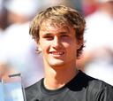 Alexander Zverev gana el título por la vía rápida