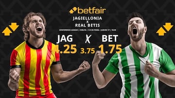 Jagiellonia Białystok vs. Real Betis Balompié: horario, dónde ver, pronósticos y cuadro