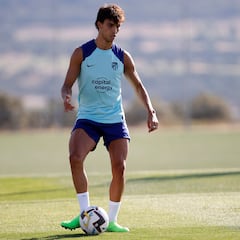 El Atlético vuelve al trabajo sin Felipe pero con João