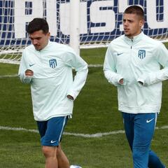 El guiño de Simeone a la cantera: "Es una rueda, cualquier día toca"