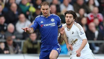 Ivanovic con el Chelsea.