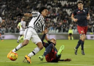 Cuadrado figura en el triunfo de la Juve 