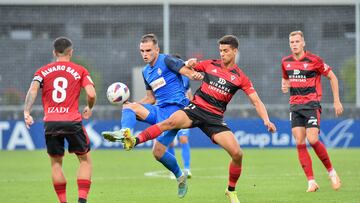 17/09/2023 FUTBOL PARTIDO LIGA HIPERMOTION AMOREBIETA MIRANDES CELEBRACION GOL