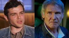 Harrison Ford y Alden Ehrenreich se re&uacute;nen en secreto para hablar de Han Solo.