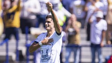 Los números de Juan Ignacio Dinenno en Pumas