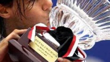 <b>IMPARABLE.</b> Con su victoria en el Masters Series de Montecarlo, Rafa Nadal ya suma tres títulos esta temporada y cuatro en su palmarés.