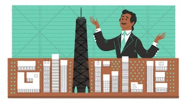 Google homenajea a Fazlur Rahman Khan en el 88 aniversario de su nacimiento.