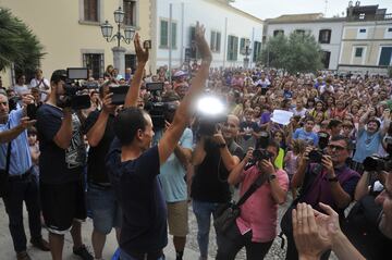 Multitudinario homenaje a Enric Mas en Artá