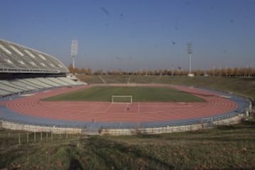 How the La Peineta stadium looked prior to the work