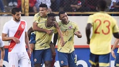 Mateus y Duván hacen su debut goleador con Colombia