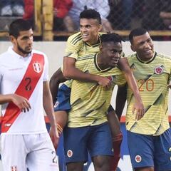Mateus y Duván hacen su debut goleador con Colombia