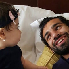 Salah, su vida más personal: casado y con una hija