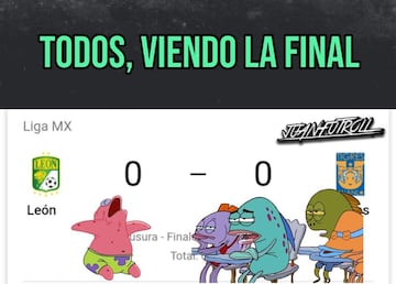 Los memes se aburren con la final de León y Tigres